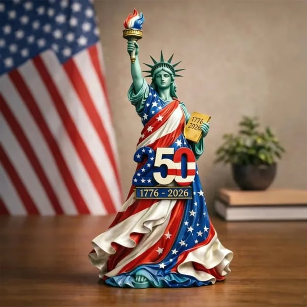 🔥HOT SALE 🇺🇸 Handmade USA 250th Anniversary Statue of Liberty Figurine