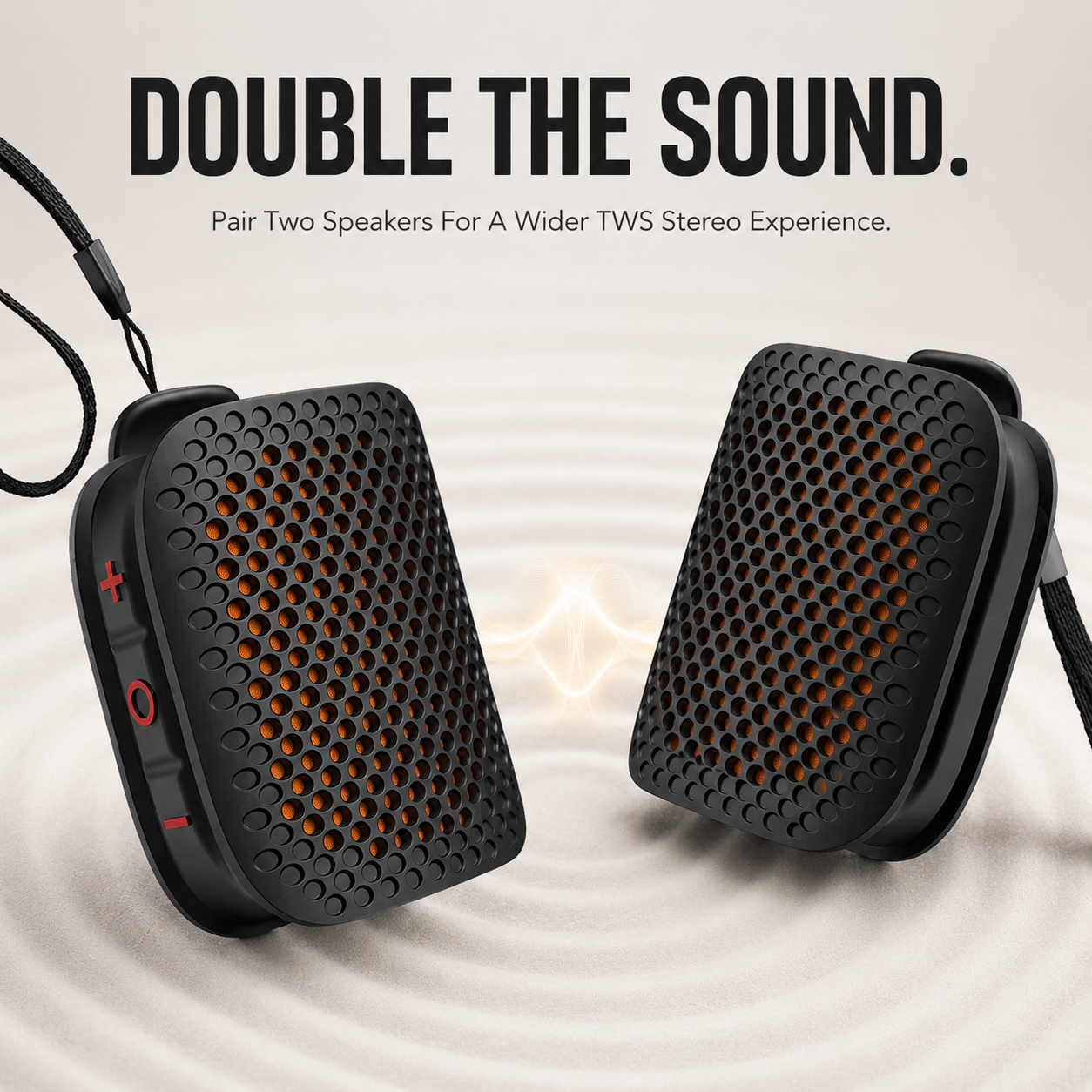 π Magnetic Clip-On Bluetooth Speaker β IPX7 Waterproof, TWS Stereo & Ultra-Light 80g Wearable Design