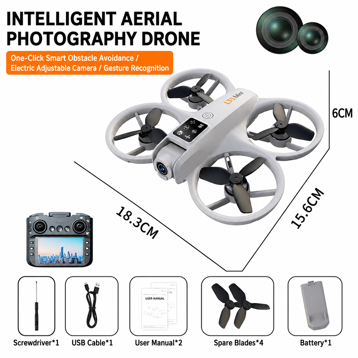 ๐ Capture Stunning 4K Aerial Views with Smart GPS Precision