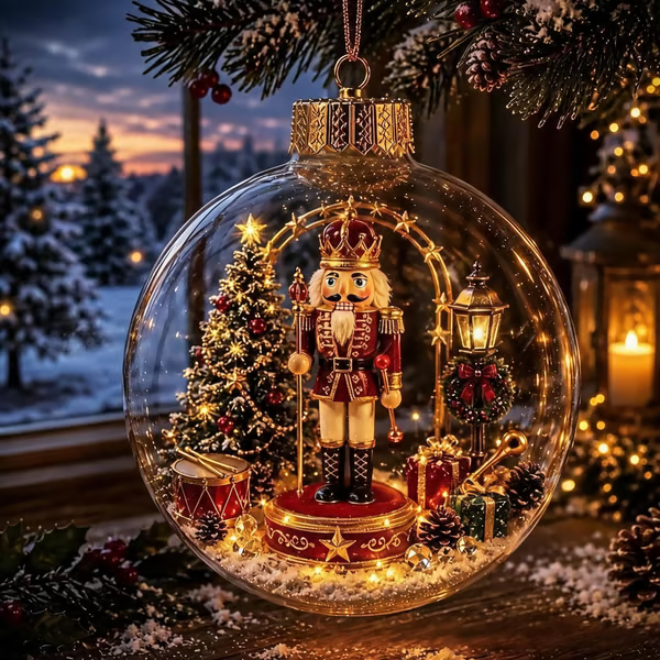 πGlowing Christmas Diorama Ornament β Perfect Christmas Tree Decorations