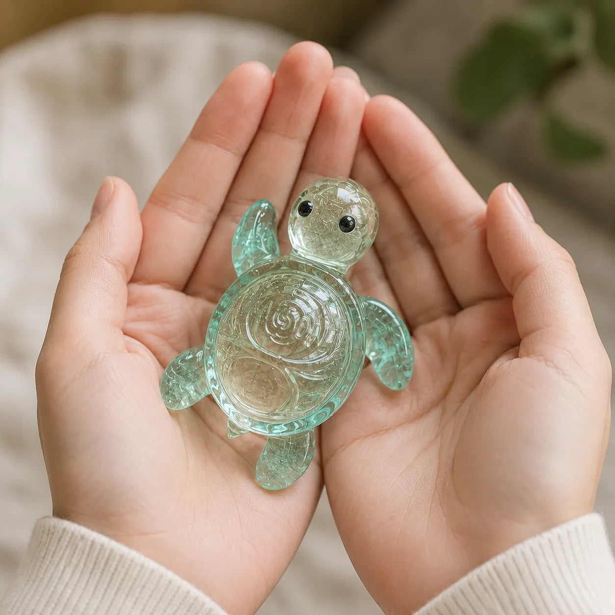 š¢Original Recycled Glass Support Turtle