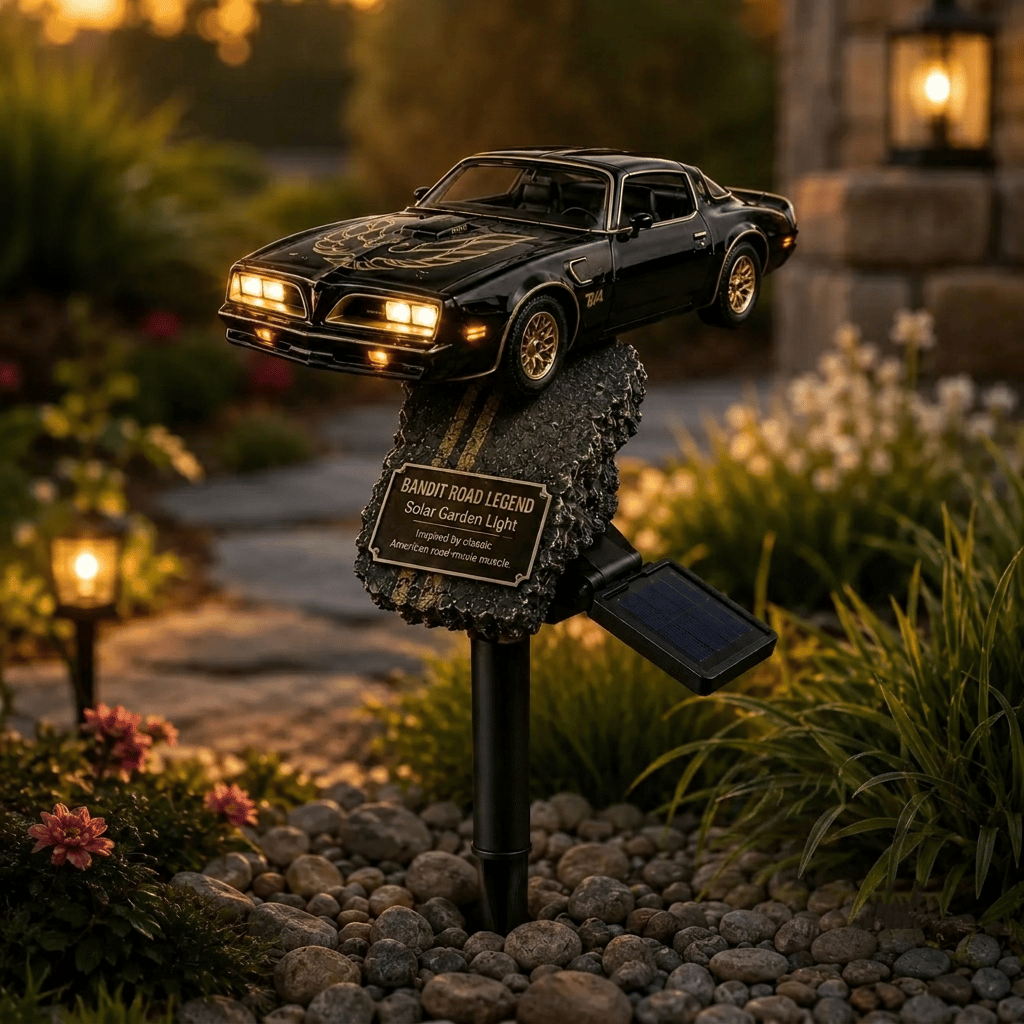 🏎️Bandit Road Legend Muscle Car Solar Garden Light
