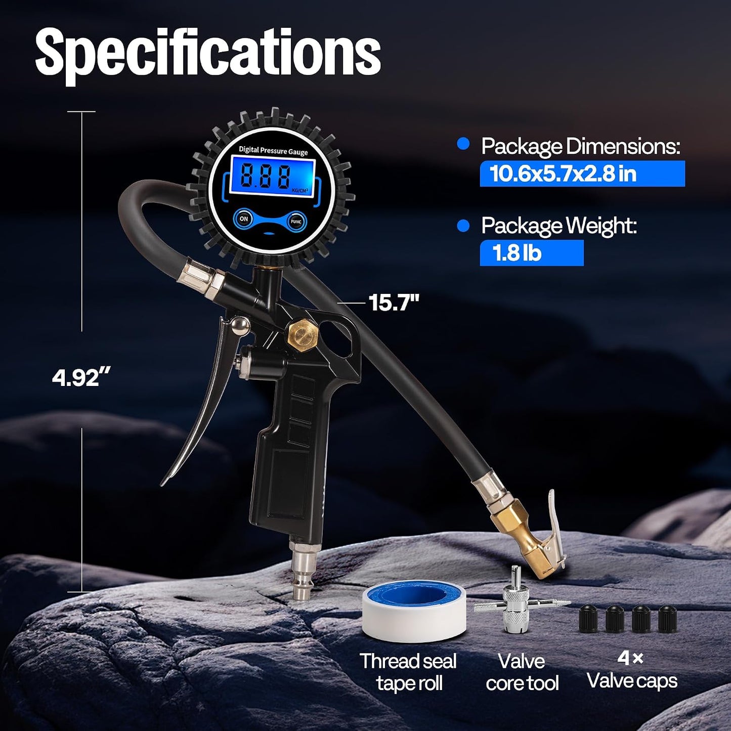 🚨 Hot Sale 50% OFF 🚘 Smart Digital Tire Inflator
