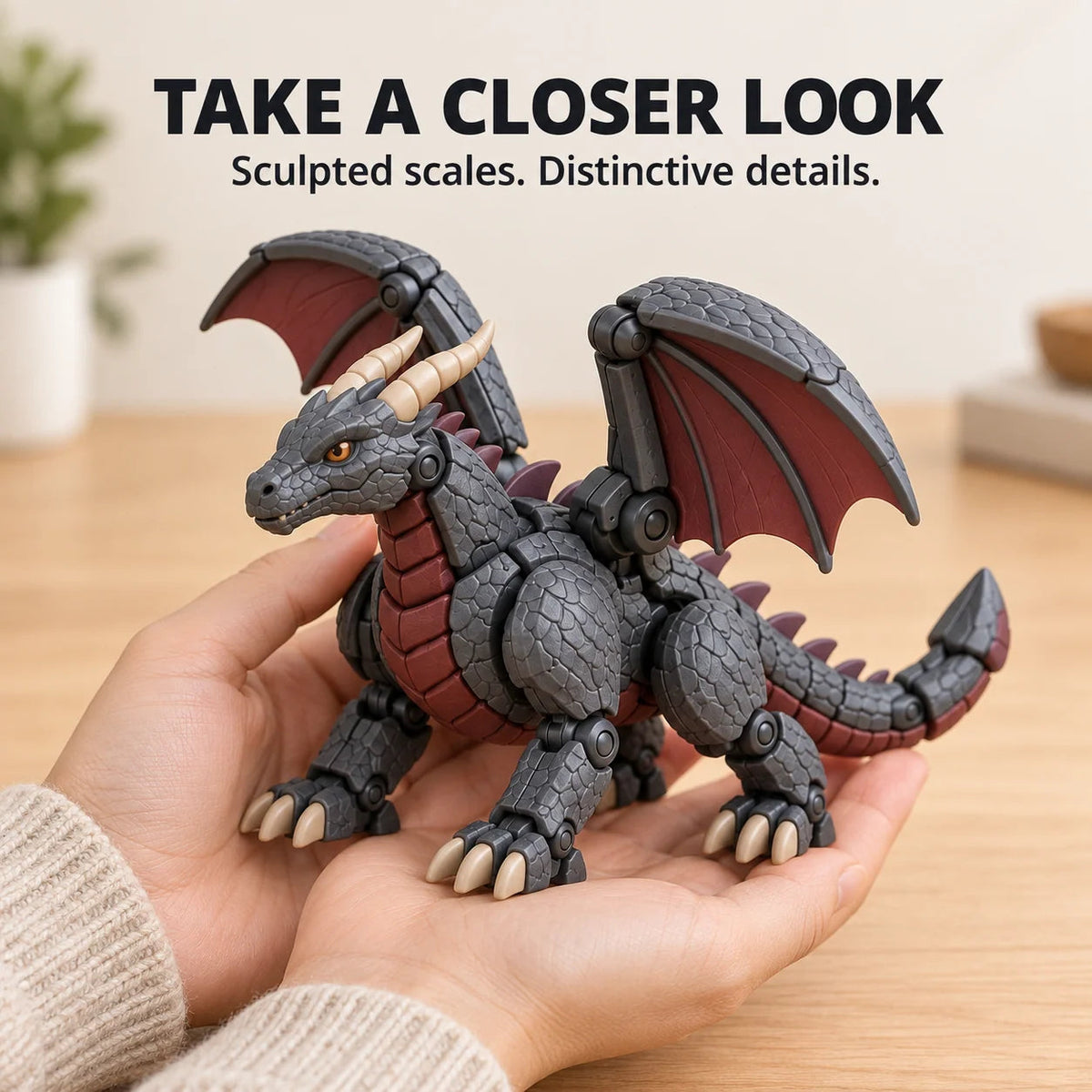 ๐ฅ๐ Guardian Dragon Egg โ Transforming Dragon Figure with Sculpted Details