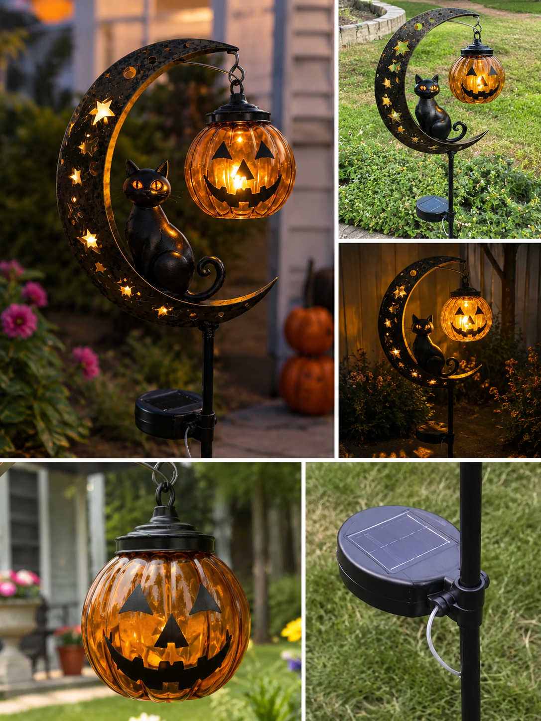 ๐ Shop Early for Halloween! 49% OFF Pumpkin Moon Garden Stake Light