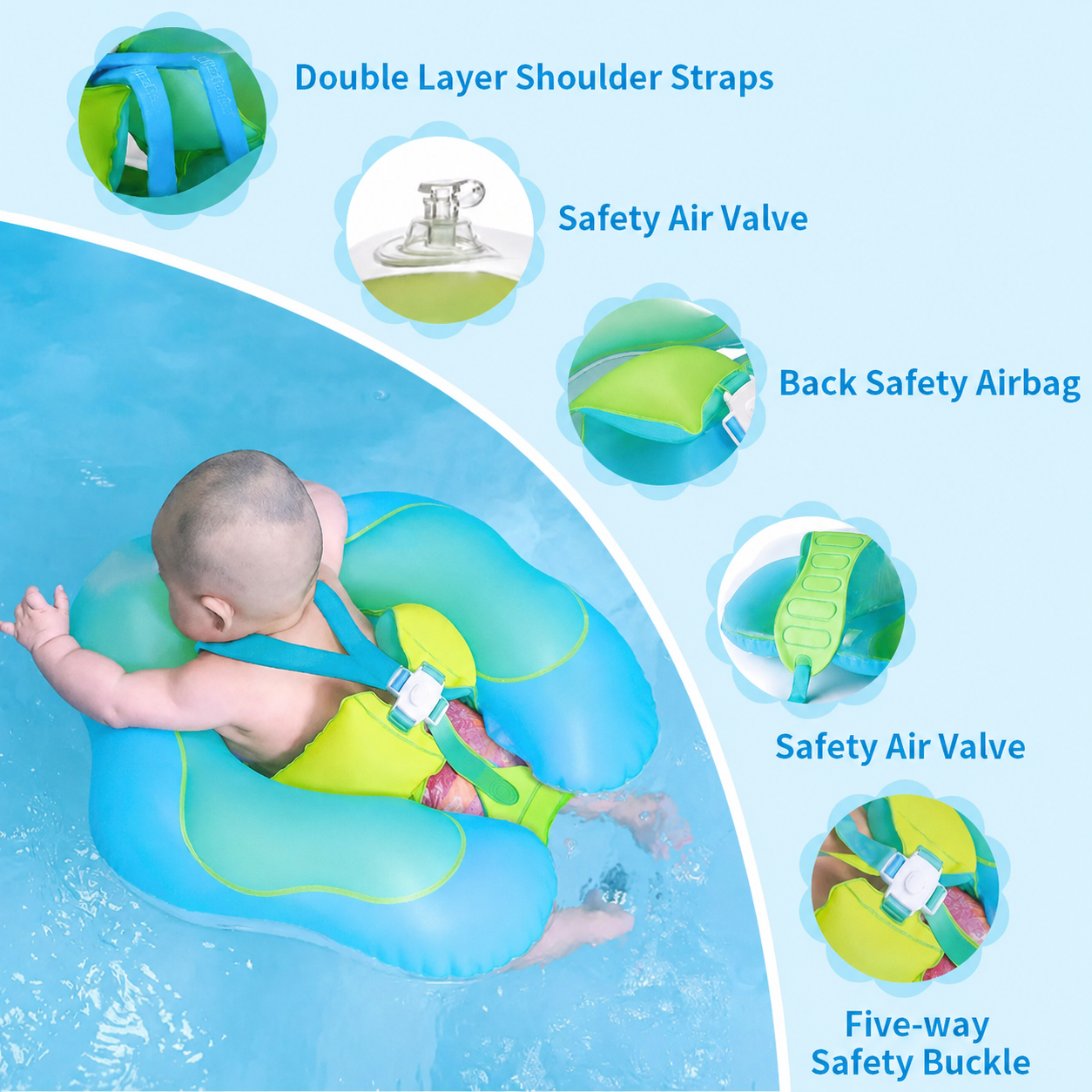 ποΈβ¨ Baby Swim Float with Safety Seat β Perfect for Water Play