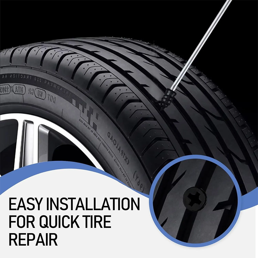 π₯ Last Day 50% OFF π§π 60PCS Self-Sealing Tire Repair Rubber Nails Kit | 2 Sizes | Quick & Easy Emergency Flat Tire Fix