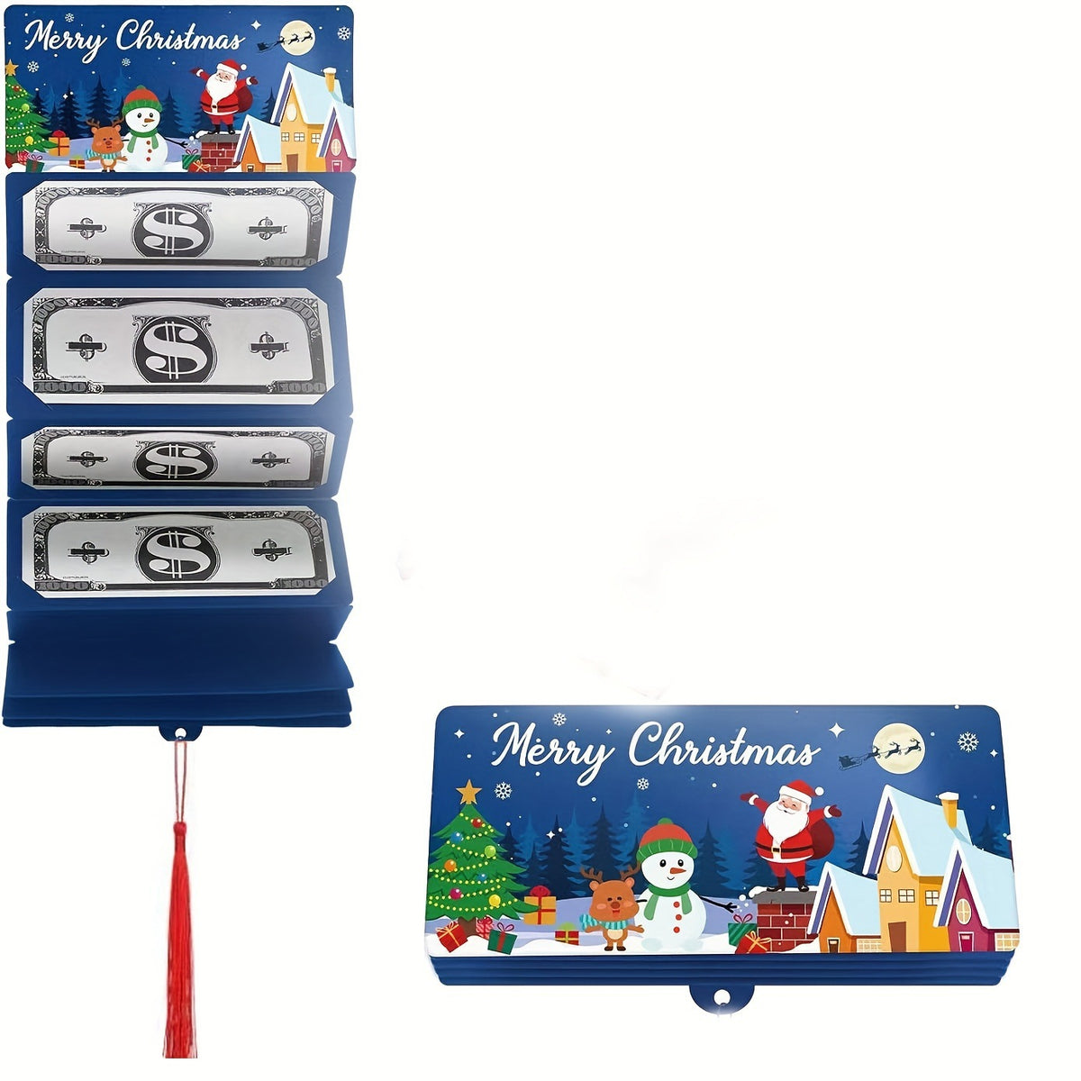 🎁 LAST DAY 49% OFF🎅🎄Foldable 6-Slot Christmas Red Envelope