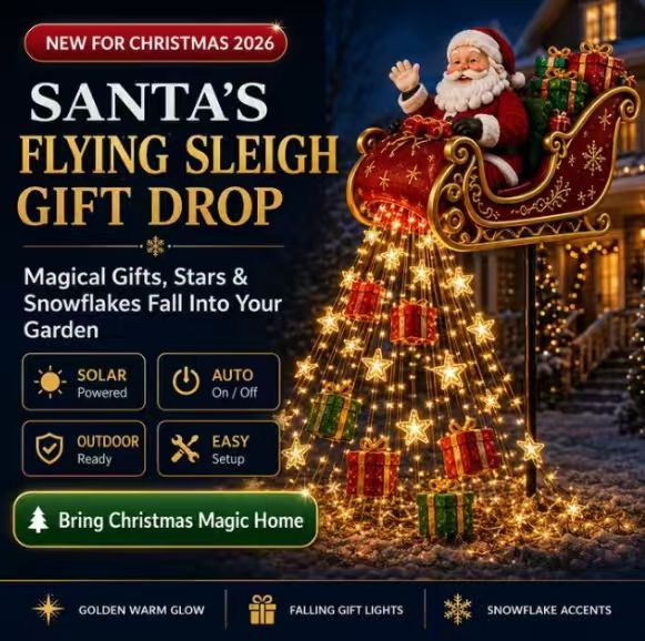 🎄70% OFF TODAY🎄 Snowman Magic Fountain™-Flowing Snowflake LED Christmas Garden Light❄️