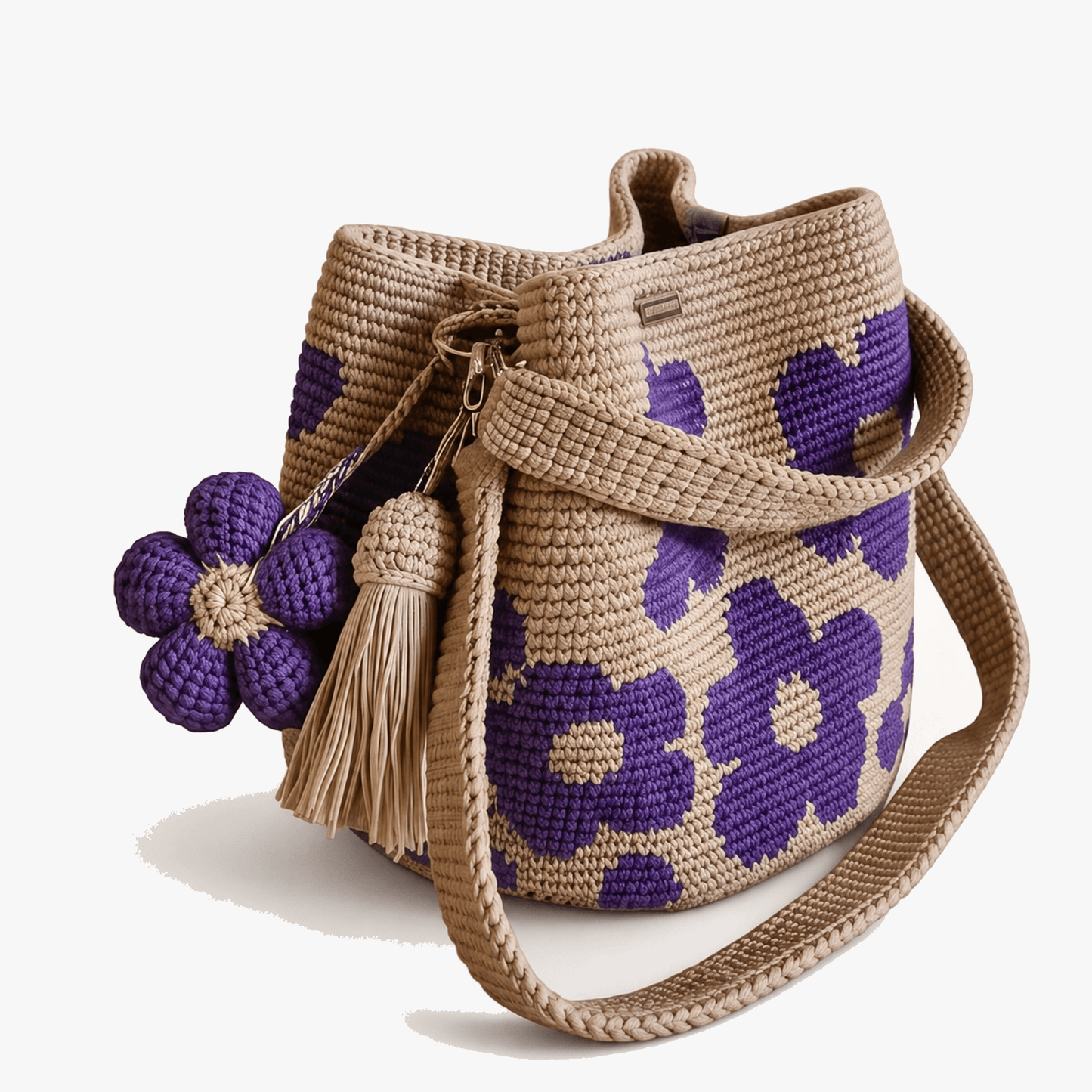 ✨55% OFF TODAY🌼Handmade Crochet Flower Tote Bag