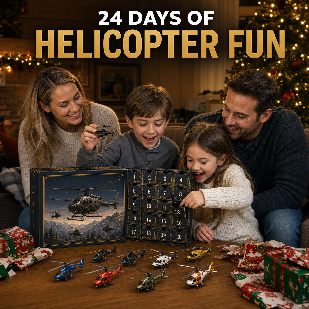 2026 Helicopter Legends Advent Calendar β 24 Days of Collectible Helicopter Surprises