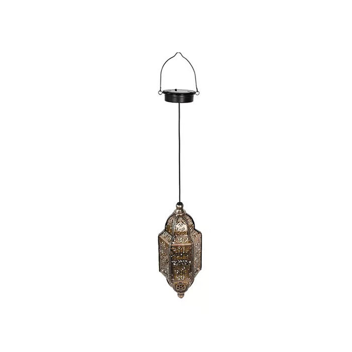 🌙 Solar Outdoor Decorative Lantern Lights Moroccan-Style Metal Hanging Garden Lights | Waterproof Solar Patio & Pathway Decor 🌿✨