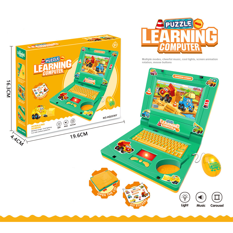 💻🎓 Kids Interactive Learning Toy Laptop – Educational Pretend Play Computer 🧠✨