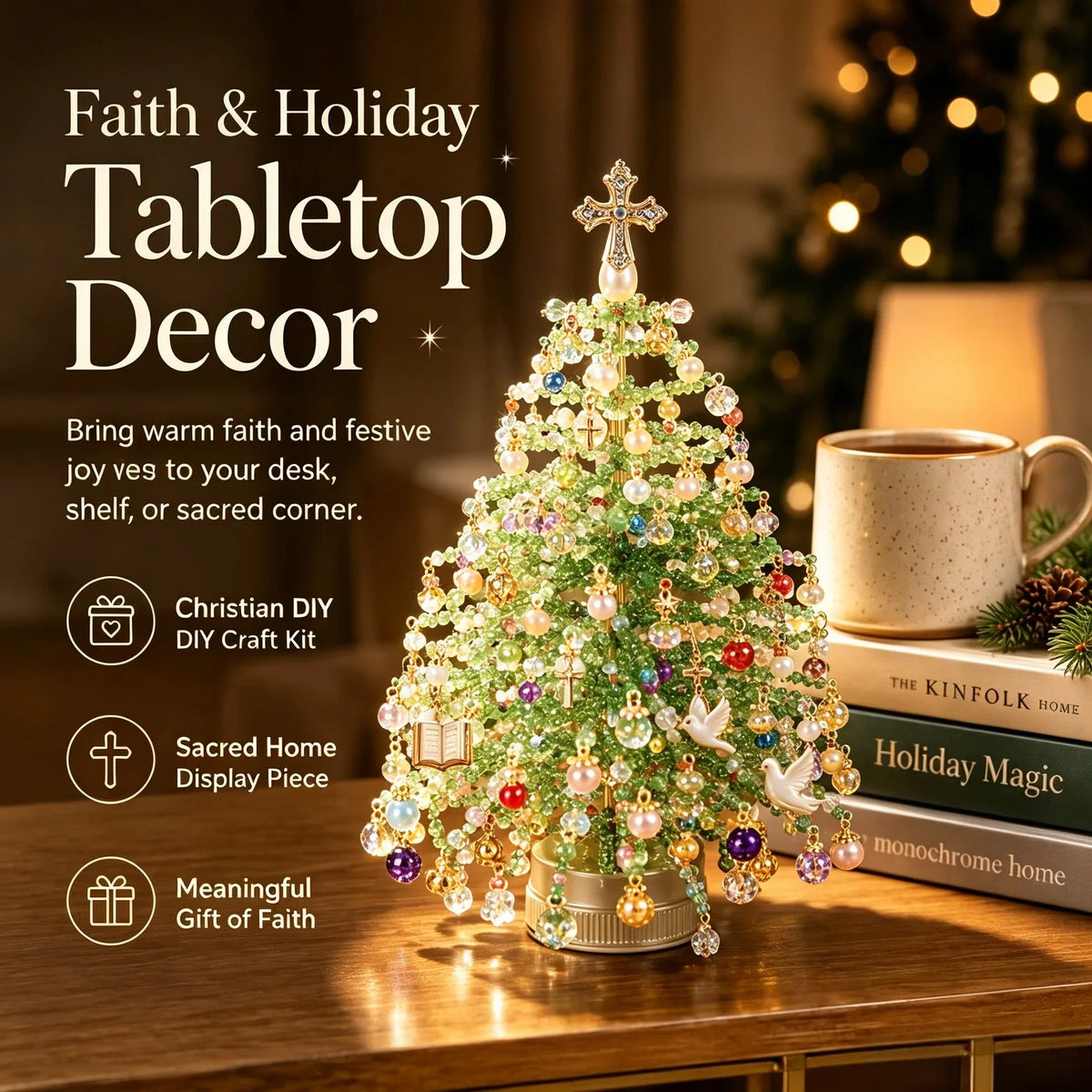 🎄✨ DIY Beaded Kit – 🎅Create Your Own Sparkling Holiday Decoration