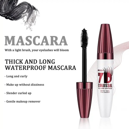 🔥LAST DAY 55% OFF👀7D Waterproof Mascara – 24H Volume & Curl
