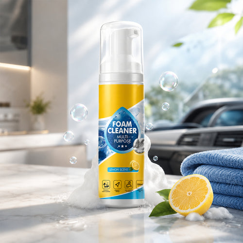 🧴4-in-1 Multi-Enzyme Foam Cleaner – Deep Clean Car, Kitchen, Bathroom & Sofa
