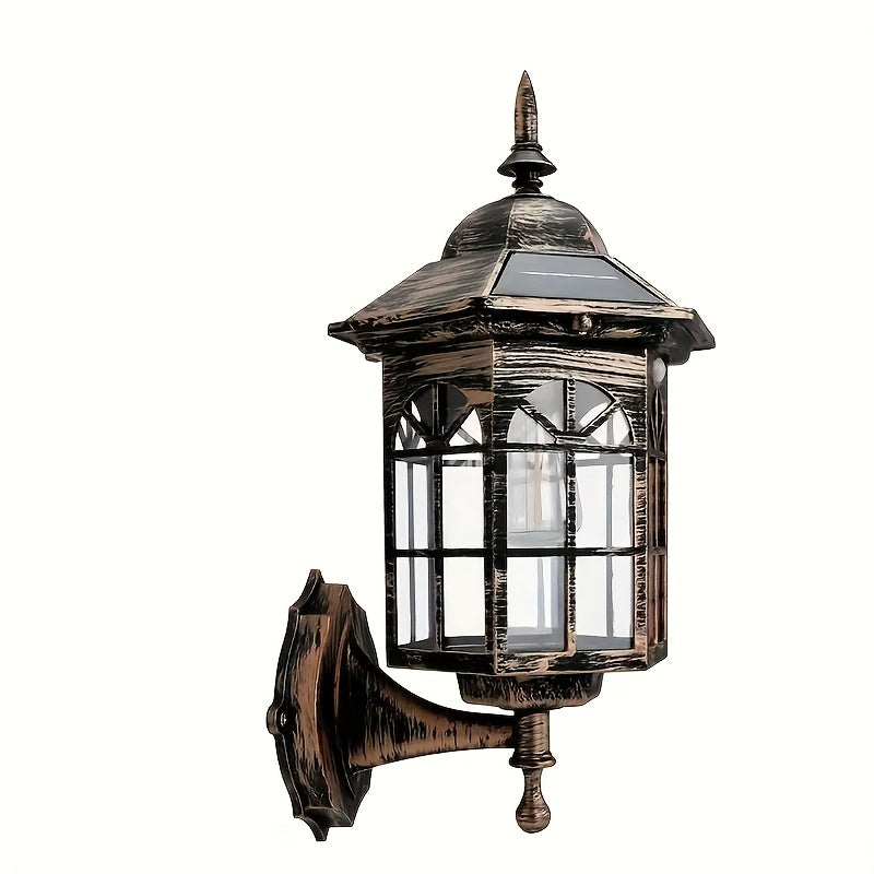 🔥LAST DAY 50% OFF🏡✨ Vintage Solar Motion Sensor Wall Light | IP65 Waterproof Outdoor Garden & Patio Lantern ☀️