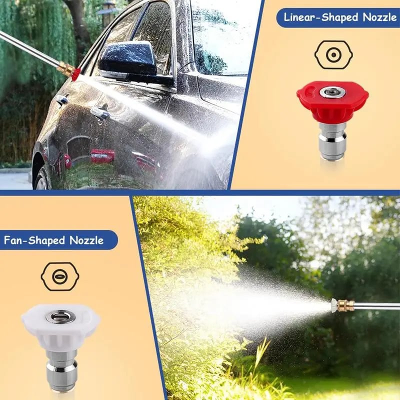 🔥LAST DAY 55% OFF - Jet Nozzle Power Washer for Garden Hose