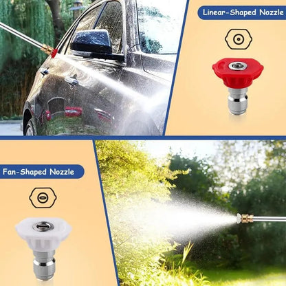 🔥LAST DAY 55% OFF - Jet Nozzle Power Washer for Garden Hose