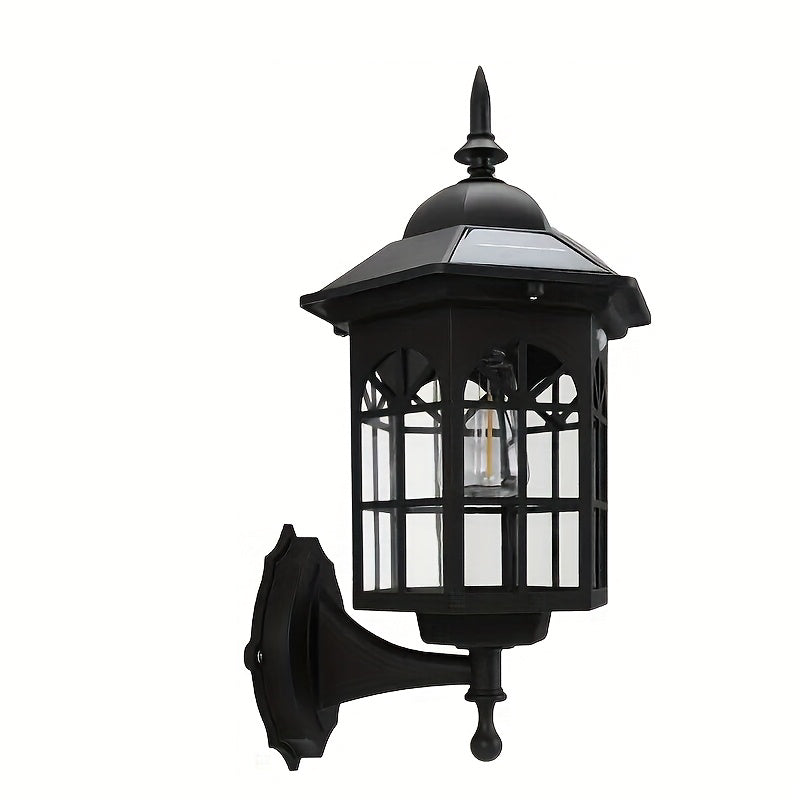 🔥LAST DAY 50% OFF🏡✨ Vintage Solar Motion Sensor Wall Light | IP65 Waterproof Outdoor Garden & Patio Lantern ☀️