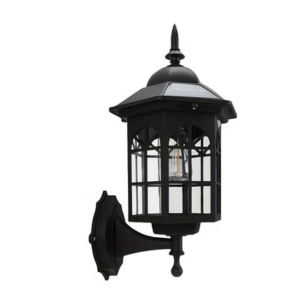 🔥LAST DAY 50% OFF🏡✨ Vintage Solar Motion Sensor Wall Light | IP65 Waterproof Outdoor Garden & Patio Lantern ☀️
