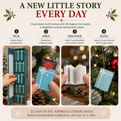 📚 25-Day Mini Book Advent Calendar – A Book Lover's Christmas Countdown!!!