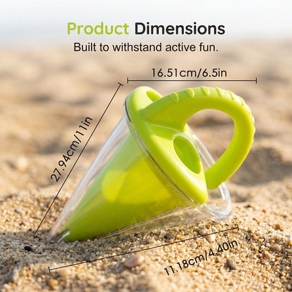 Hot Sale🏖️ Kids Sand & Water Funnel Toy with Sifting Shovel – Keeps Kids Busy All Afternoon 🌊