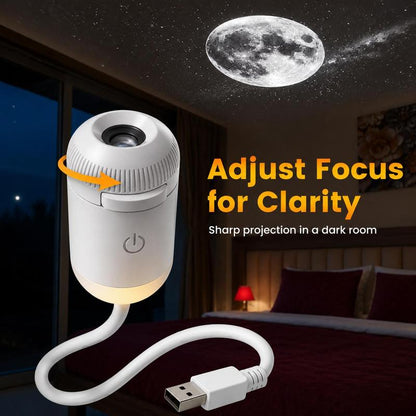 🎁Hot Sale 50% OFF🔥USB Star Projector Lamp, Galaxy Projection & Bedside Night Light🌌