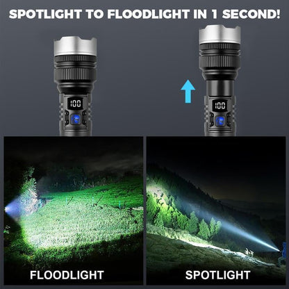 🔦2-in-1 Strong Flashlight (Power Bank)