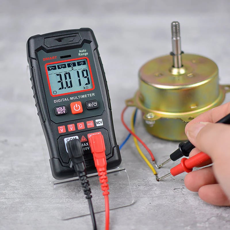 🔧⚡️ Smart Anti-Burn Multimeter! 4000-Count Auto-Ranging, Palm-Sized Zero-Fail Measurement Tool ✨