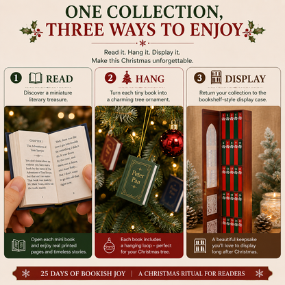 📚 25-Day Mini Book Advent Calendar – A Book Lover's Christmas Countdown!!!