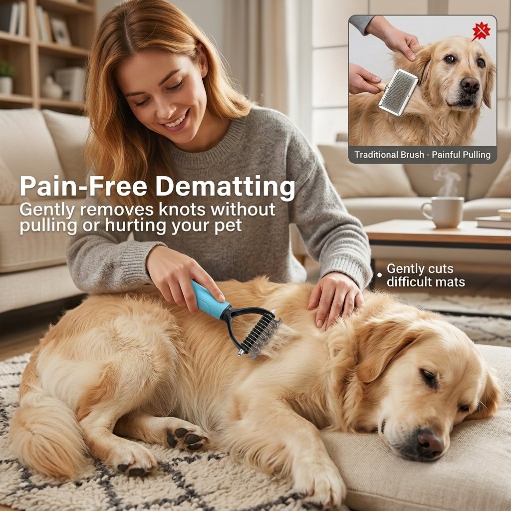 🔥HOT SALE 49% OFF🐱🐶Universal Pet Detangling Comb✨