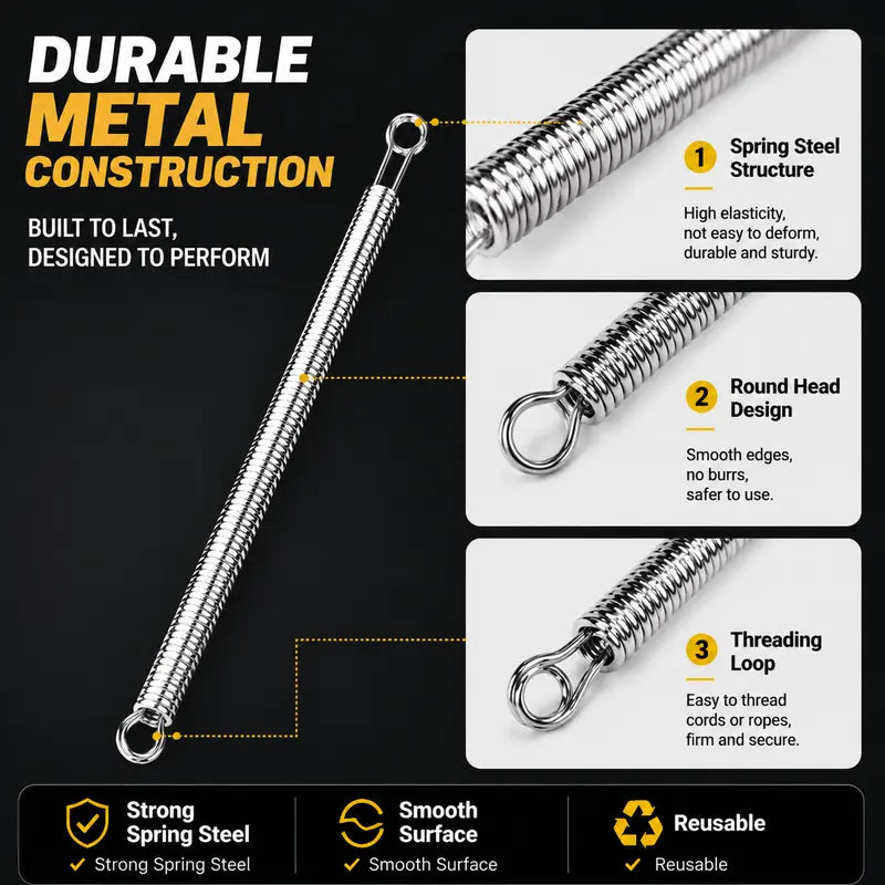 🧵 Flexible Drawstring Threader Tool – 2PCS Stainless Steel Cord Repair Set