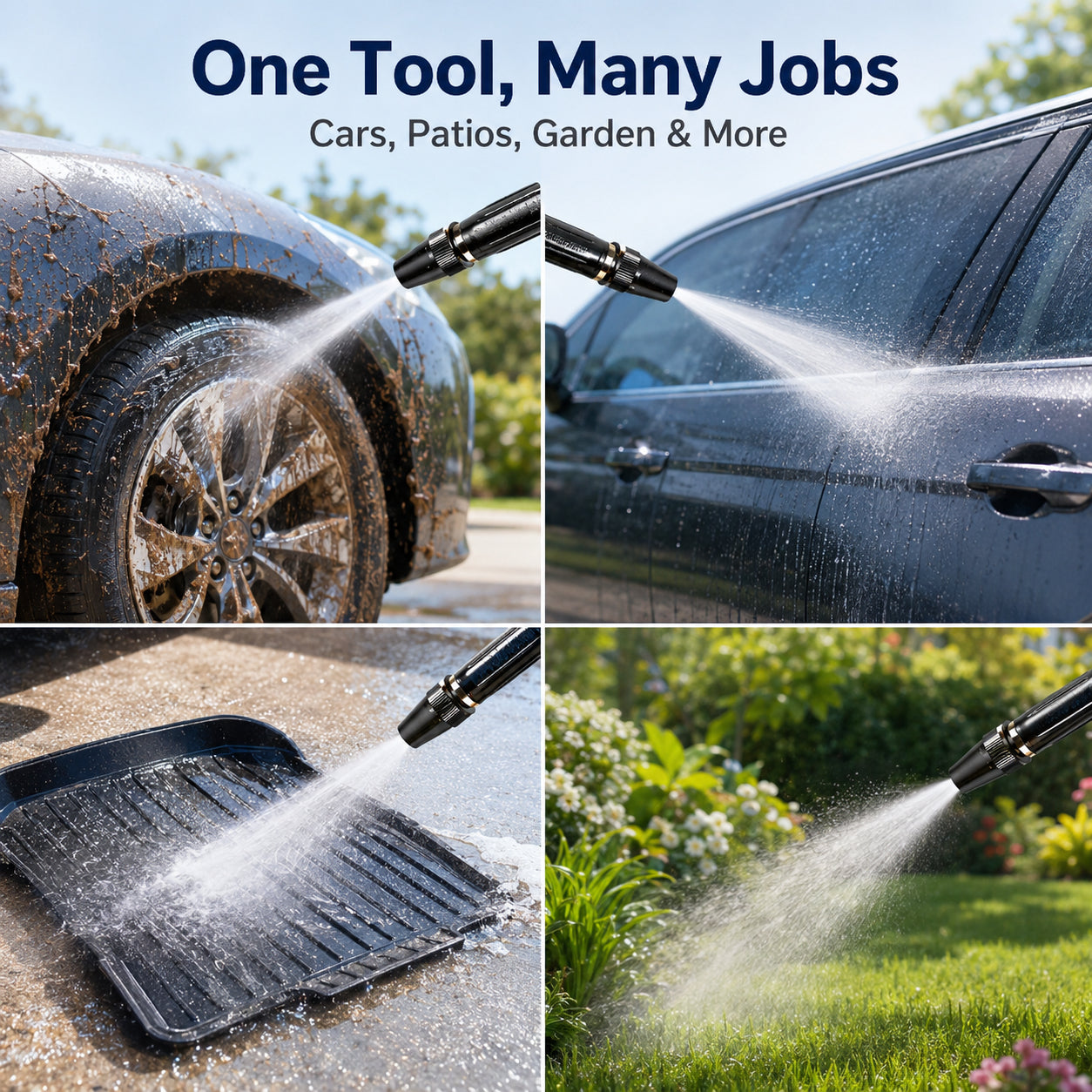 🔥🌊 Last Day 55% OFF – Powerful High-Pressure Water Gun for Car Cleaning