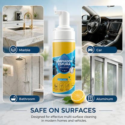 🧴4-in-1 Multi-Enzyme Foam Cleaner – Deep Clean Car, Kitchen, Bathroom & Sofa