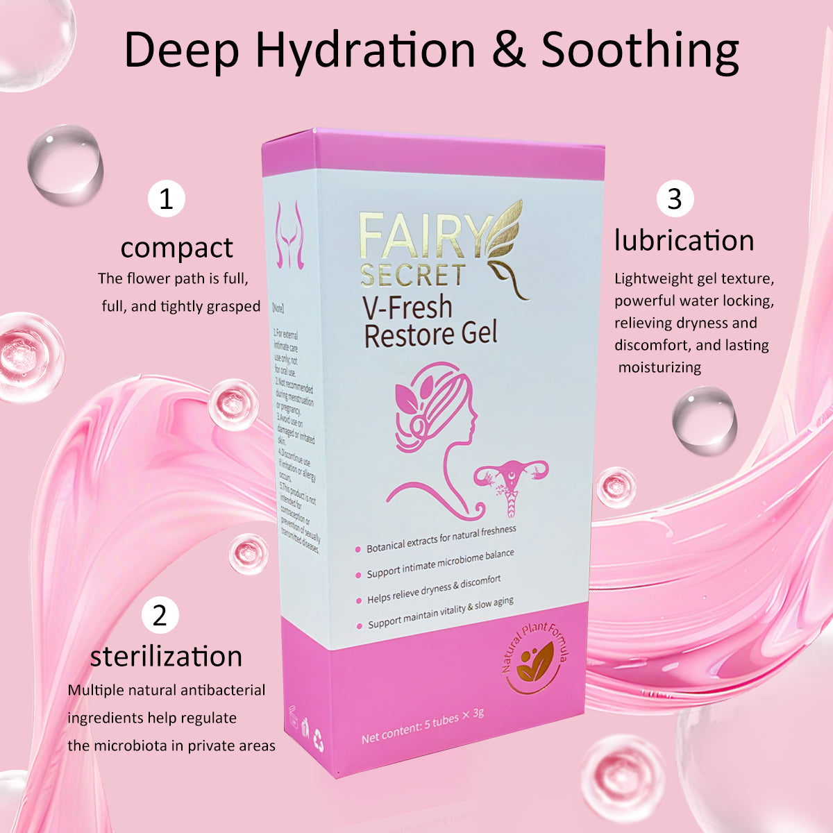 🌸 V-Fresh Botanical Feminine Care Gel for Everyday Freshness