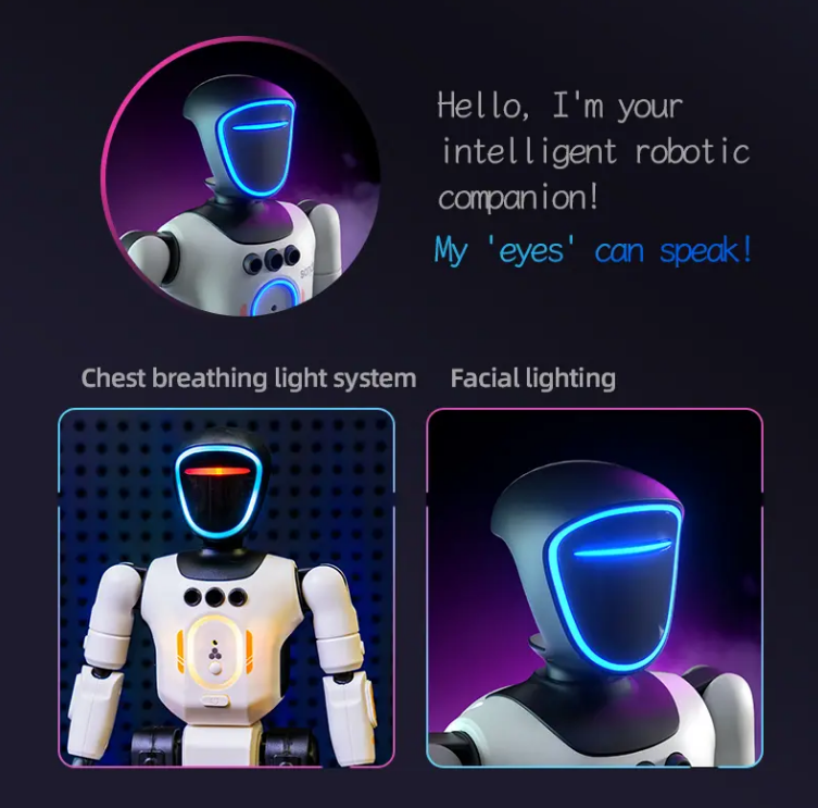 Next-Gen Humanoid AI Robot | Full-Body Flexible Joints & Smart Interactive Control