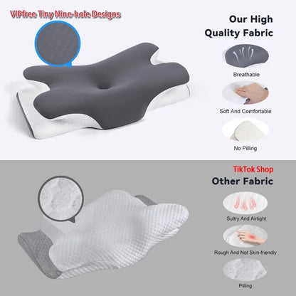 ⚡LAST DAY 50% OFF & Free Shipping🌈 VIPfree Cooling Memory Neck Pillow