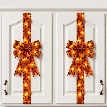 🎃 Beat the Rush! Early Bird Halloween Sale is LIVE.🎃LED Lantern Halloween Bow-2 Pack