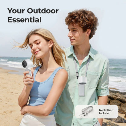 ❄️50% OFF TODAY💨 Portable Handheld Turbo Fan | High-Speed Rechargeable Cooling Fan for Travel, Office & Outdoor