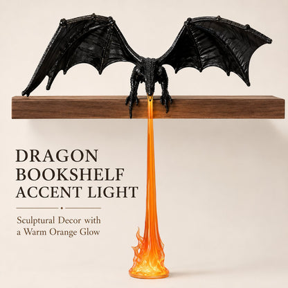 🔥Limit Time 50% OFF 🐉 Dragon Shelf Light for Fantasy Book Lovers 📚
