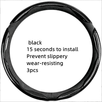 Non-Slip Car Steering Wheel Cover for 15 Inch Wheels