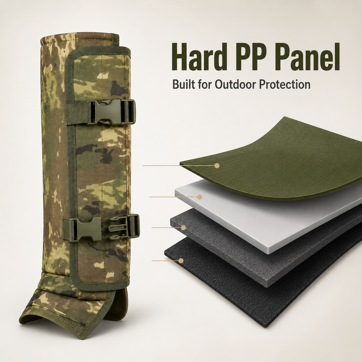 Unisex Adjustable Outdoor Snake-Resistant Leg Gaiters, Abrasion-Resistant Durable Fabric Protective Gear for Hunting, Hiking
