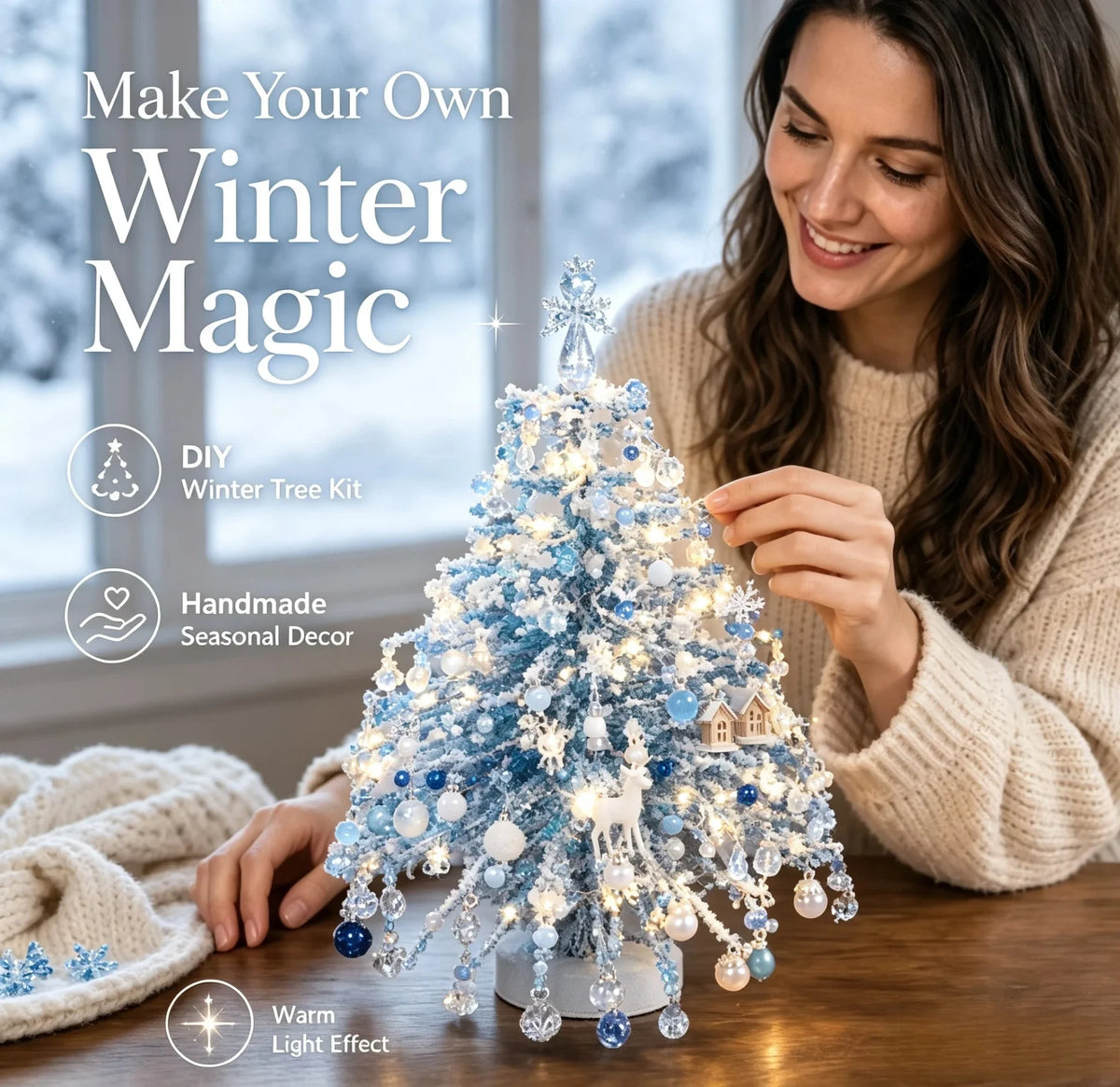 🎄✨ DIY Beaded Kit – 🎅Create Your Own Sparkling Holiday Decoration