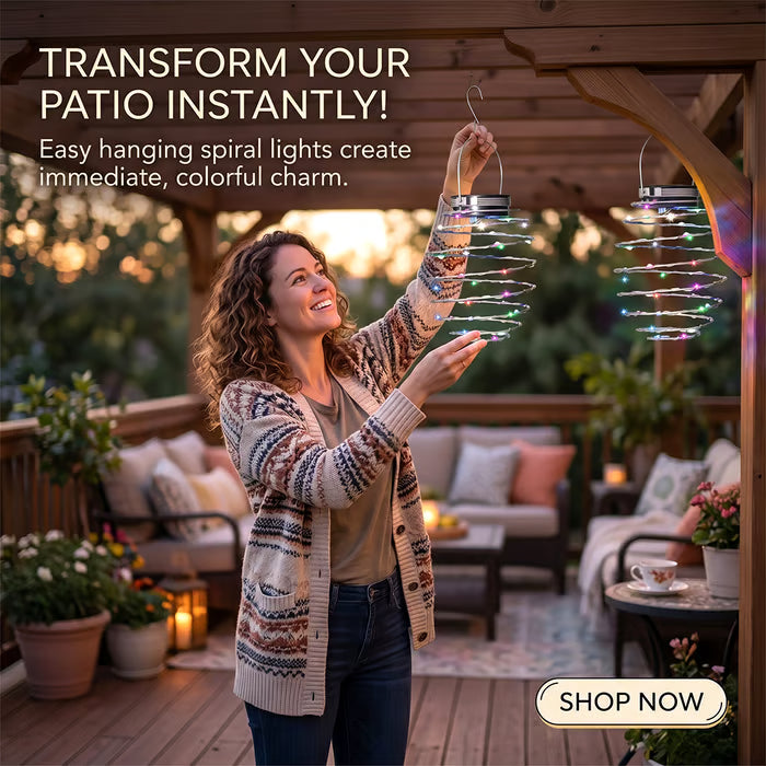 4-Pack Outdoor Solar Pendant Lights ✨🌙 Elegant Solar Hanging Lights for Gardens, Patios & Outdoor Spaces 🌿