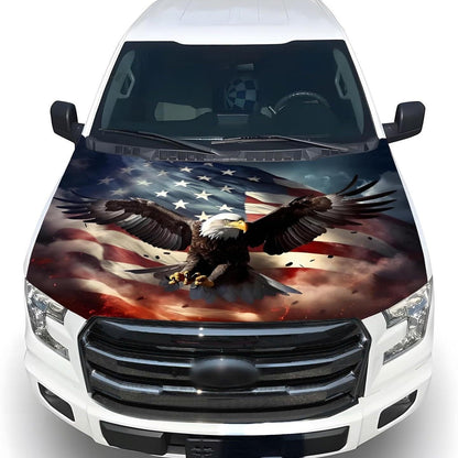 🔥50% OFF Flash Sale 65K+🎉American Car Hood Flag🦅No Glue No Tools🚗 Install in 1 Minute