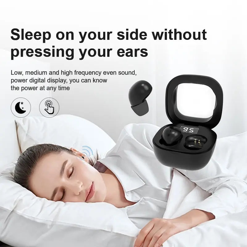🔥 55% OFF TODAY 💤 SK19 Ultra-Small Sleep Earplugs – Discreet Noise Cancelling for Better Sleep