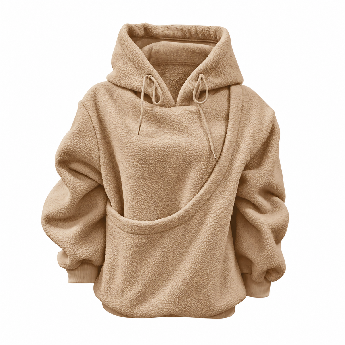 🐾 Cozy Pet Carrier Fleece Hoodie – Warm, Soft & Hands-Free