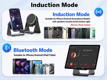 🔥HOT SALE 55% OFF📱5-in-1 Wireless Speaker Phone Stand with Power Bank