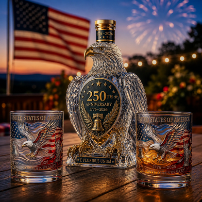 🔥HOT SALE 55% OFF🦅Bald Eagle Whiskey Bottle -250th Anniversary Commemorative Bottle